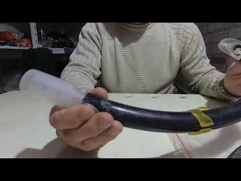 Как сделать верхний клапан на трубке