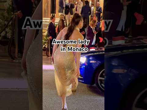 🇲🇨Awesome lady #monaco #luxury