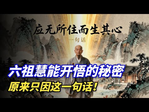 《金刚经》最精华的一句话：应无所住，而生其心！读懂，你就解脱了！ #金刚经 #佛教 #解脱 #智慧