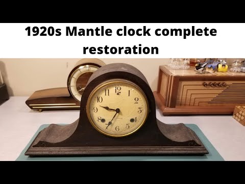 complete vintage mantel clock restoration (long version)