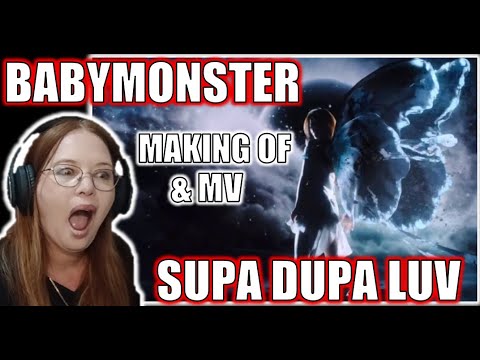 FIRST TIME REACTION to BABYMONSTER – ‘Supa Dupa Luv’ 💖 MV + Making Of! | Ginger T Reacts