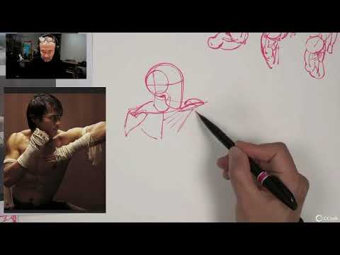 【Head, neck and shoulders】--Trial class-From the series【100 Lessons Kim Junggi】#kimjunggi#sketch