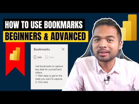 How to use BOOKMARKS to create hidden menus AND MORE! // Beginners Guide to Power BI in 2021
