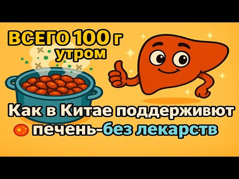 Всего 100 г продукта утром. Как в Китае поддерживают печень без лекарств ! Анимация