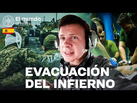 Saving lives under fire: evacuation by train and helicopter | The world turned upside down