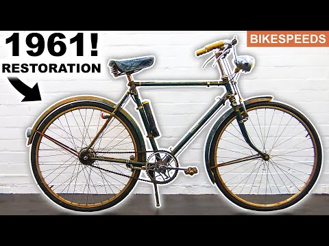 Vintage Raleigh Restoration! Full 1961 Road Bike Rebuild!