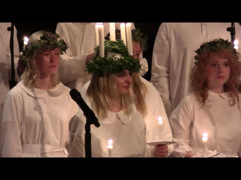 Wisbygymnasiet Luciaframträdande 2025