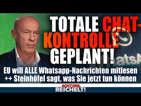 Chat-Überwachung! Sie wollen die totale Kontrolle! | Achtung, Reichelt! vom 06.10.2025
