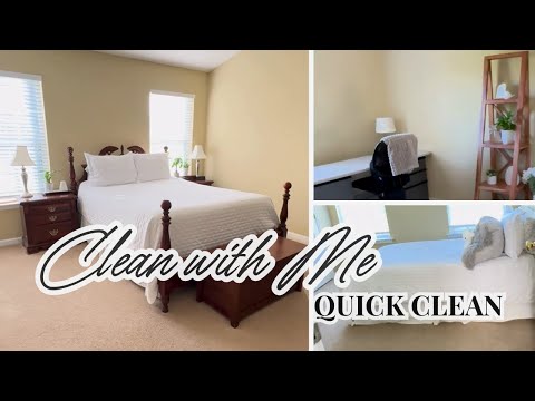 🧹🧽CLEAN WITH ME I Home Reset, Quick Clean the Whole House, and Laundry