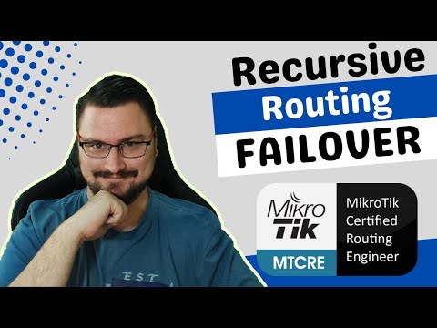 Full MikroTik MTCRE - Recursive Routing (Easy Automatic failover)