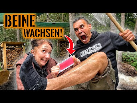 Survival Mattin bekommt die Beine ge­wachst und überlebt nur knapp..