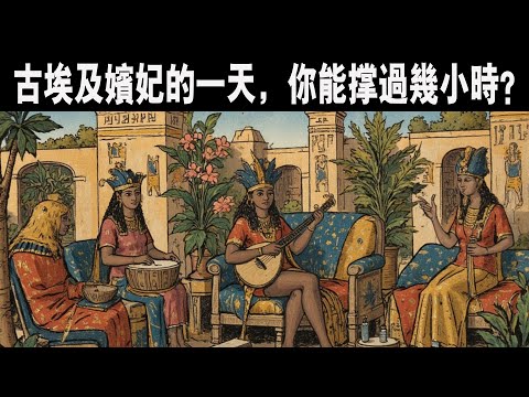 【助眠歷史故事】古埃及嬪妃的一天，你能撐過幾小時？ #睡眠 #助眠 #夜晚故事 #沉浸式#埃及 #金字塔 #法老 #嫔妃