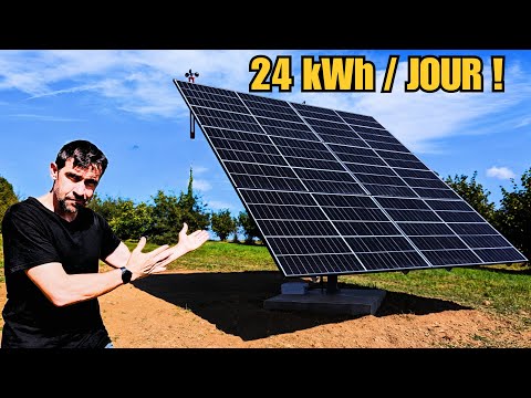 Comment Fabriquer un Tracker Solaire Photovoltaïque de 2.4kW (Fait Maison)
