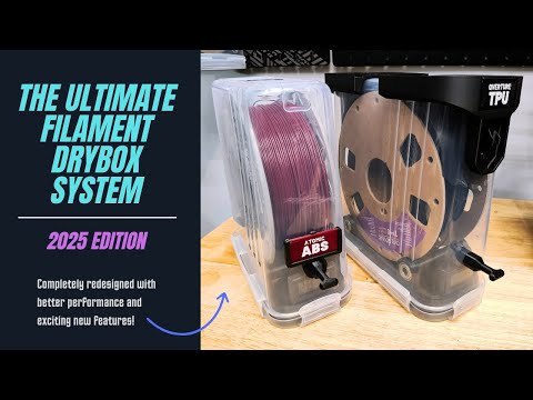 Ultimate Filament Drybox System - 2025 Redesign with Better Performance and Exciting New Features