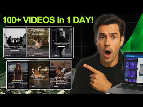 How I MASS-PRODUCE YouTube Shorts, Reels and Tiktok videos! Best Automation Secret