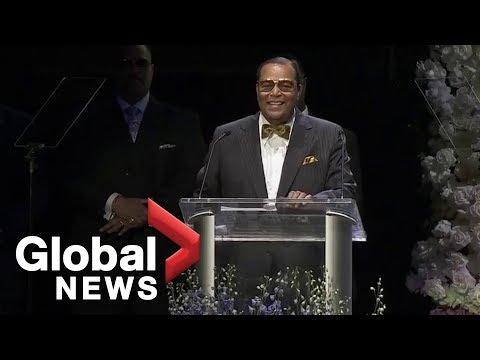 Louis Farrakhan mistakenly calls late rapper 'Nipsey Russell'
