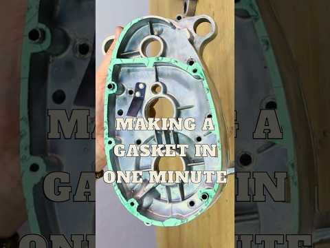 Making a gasket in one minute.#restoringo #gasket #restoration