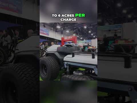 AI Robot Lawnmower: Commercial Powerhouse with 42" Cut! #shorts