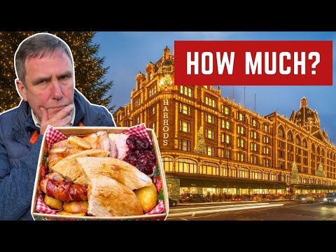 I Review HARRODS CHRISTMAS DINNER! The Price Will Shock You!!