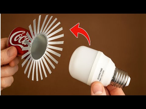 No Internet Needed! Just Place an LED Light into a Coca-Cola Can and Enjoy!