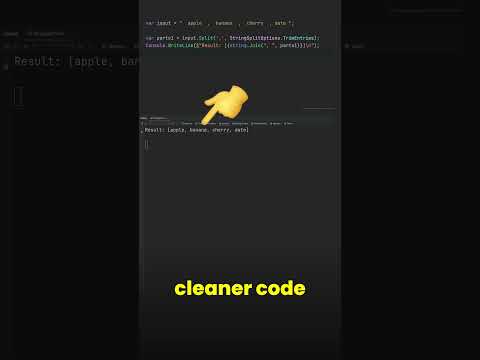 Split correctly in .NET