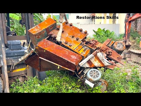 Restoring Hitachi 4-Edge Planer ABANDONED FOR 10 YEARS – SHOCKED TO RESTART