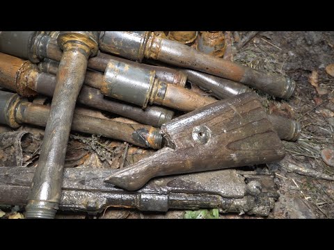 Full Boxes in a German dugout, Condition! Excavation Yuri Gagarin