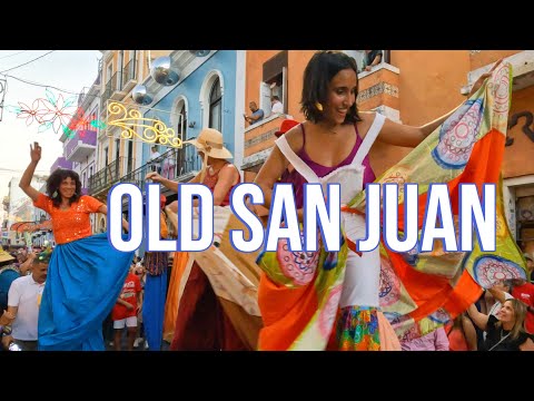 OLD SAN JUAN, PUERTO RICO WALKING TOUR. CIRCLING THIS 500 YEAR OLD CITY PART 1