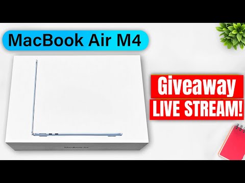 Matt Talks Tech GIVEAWAY LIVE STREAM MacBook Air M4