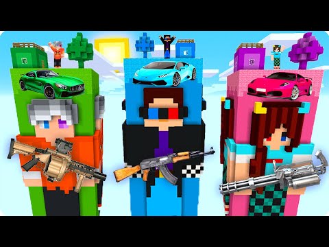 😅ЧАНК ШЕДИ vs ЧАНК СКРЕТЧА vs ЧАНК ФЛАСКИ В МАЙНКРАФТ! ШЕДИ БИТВА ЧАНКОВ ТРОЛЛИНГ MINECRAFT