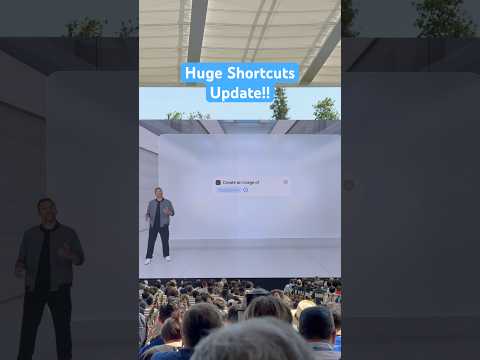 Huge Shortcuts update with Apple Intelligence actions