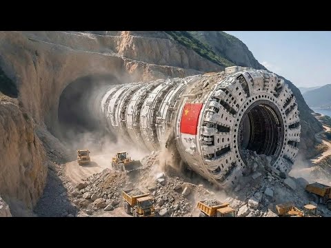 How China Builds 20 km Mountain Tunnels That Shock