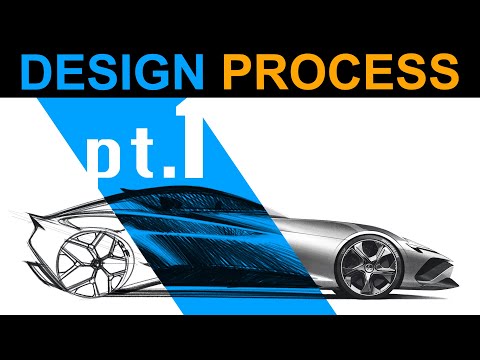 Car Design Process pt.1 How designers sketch cars.