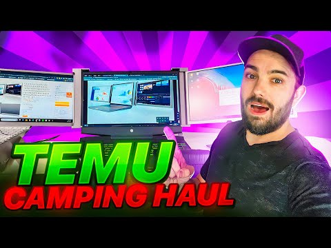 Temu Camping Tech / Clothing Unboxing!