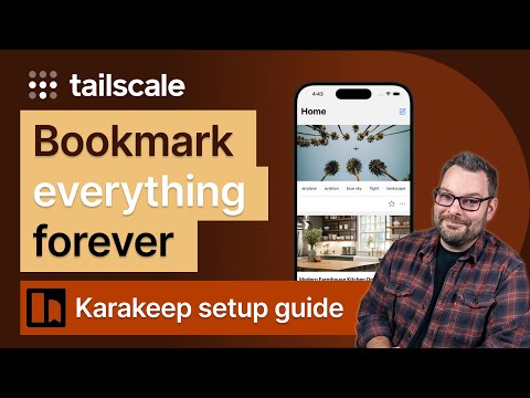 The Bookmark manager you didn't know you needed! Karakeep is the best way to hoard your digital life