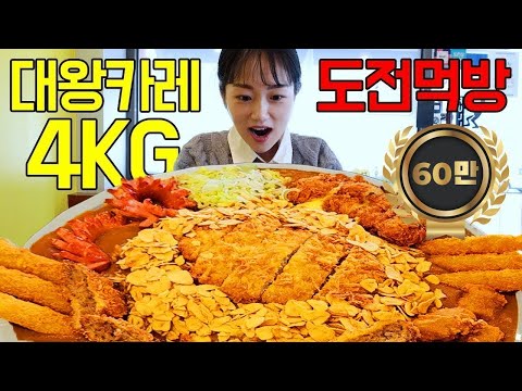 음식 무게만 4kg?! 🔥초대왕 카레 8인분🔥 제한시간 20분 안에 성공시 공짜 + 10만원 기부 Curry 4kg 20 minutes Challenge MUKBANG