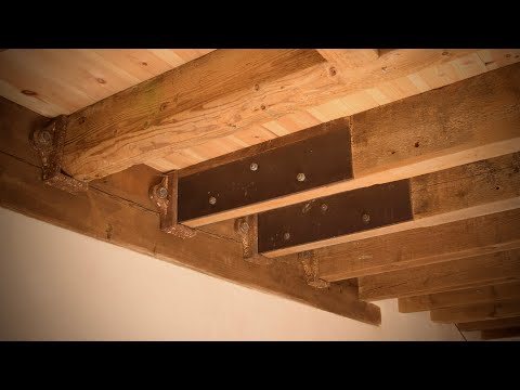 The rotten floor joists needed some serious work.