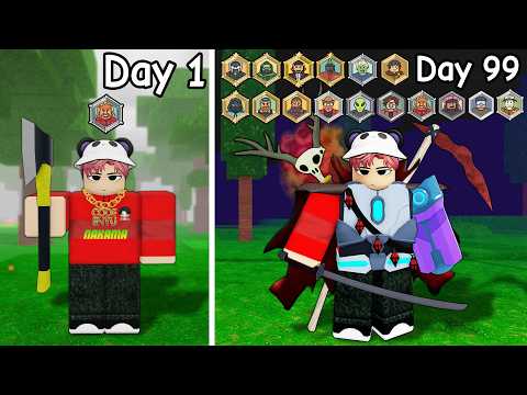 Surviving 99 Nights But Every Day My Class UPGRADES