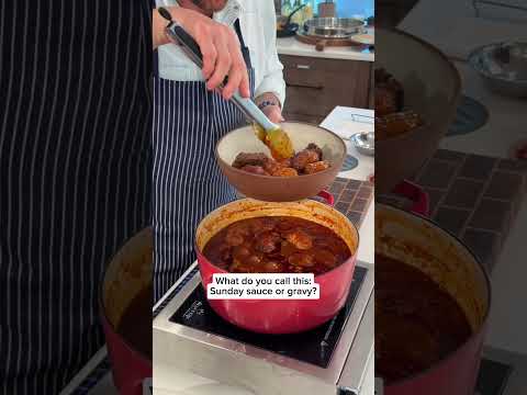 Let’s settle this once and for all: are you team Sunday Sauce or Gravy? 🍝