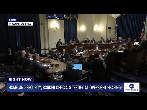 LIVE: Homeland Security Immigrations and Customs officials testify at oversight hearing