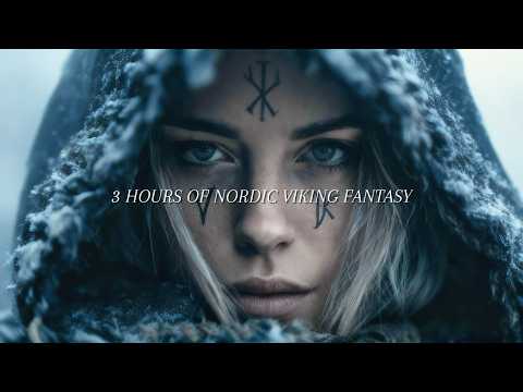 3 Hours of Nordic Viking Fantasy Music | Relaxing Female Vocals