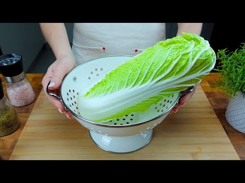 Do you have Chinese cabbage at home? Make this easy and delicious recipe! Beautiful and delicious