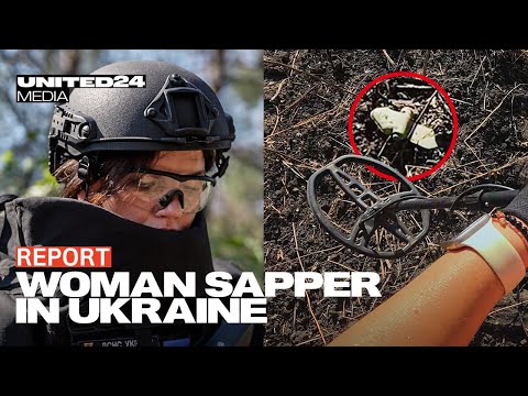 Meet Hanna: One of Only 3 Female Sappers in Ukraine's State Emergency Service