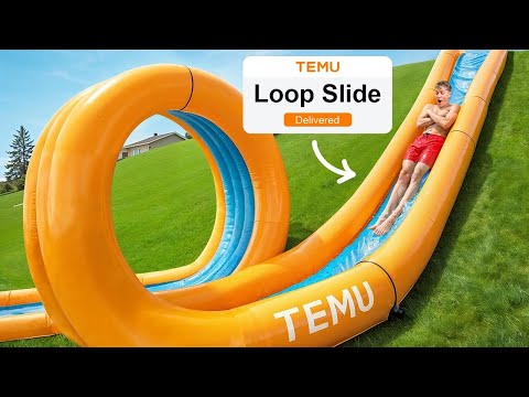 I Tested TEMU Waterslides!