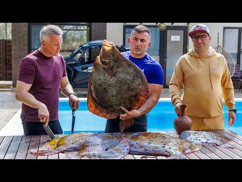 SEA FISH SHISH KEBAB at YURA'S PLACE. ENG SUB