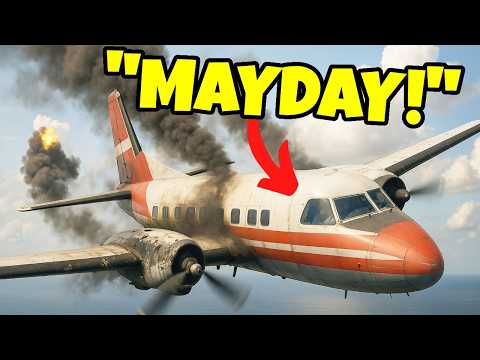 Passenger Plane EXPLODES Above Ocean! | Stormworks Plane Crash