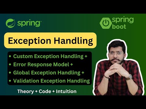 Exception Handling in Spring Boot | Lec.24 |Spring Framework Bootcamp