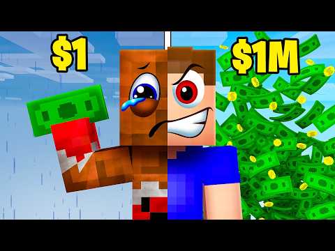 🤑 КТО БЫСТРЕЕ РАЗБОГАТЕЕТ?! ВЛАДУС vs ЛЁНЯ В МАЙНКРАФТ!