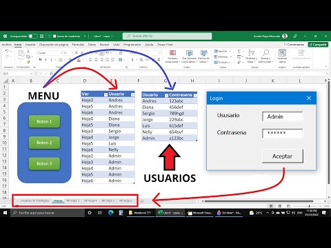 Cómo Crear un Formulario de Login en Excel con Usuarios y Privilegios ¡Full Clase!