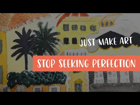 Painting Without Pressure | Letting Go of the Need for a Masterpiece